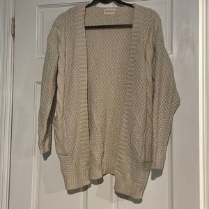 Chunky knit cardigan